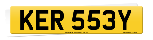 Registration number KER 553Y
